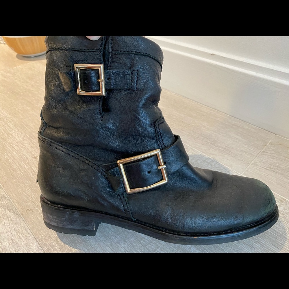 Jimmy Choo low ankle flat boots